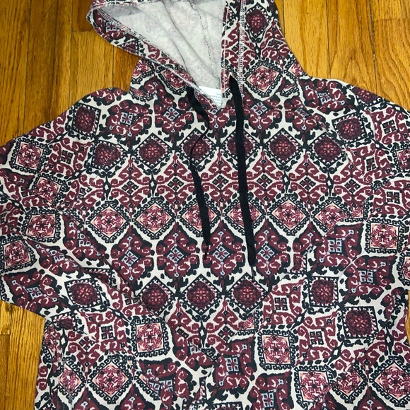 Aèropostale Long Sleeve Boho Pullover Drawstring Hoodie - Picture 12 of 13